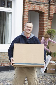 Removal team preparing a local move in Eastham