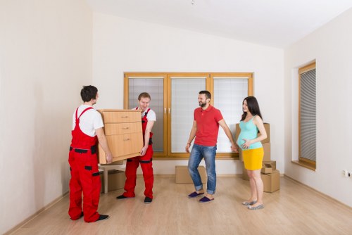 Organized storage unit packed efficiently for short-term use in Eastham