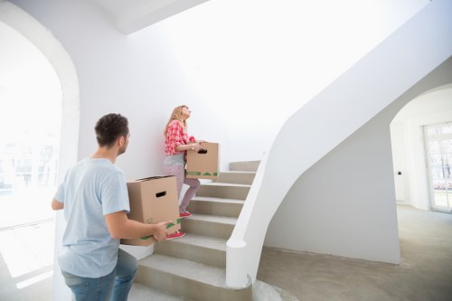 Home renovation and temporary storage solution concept